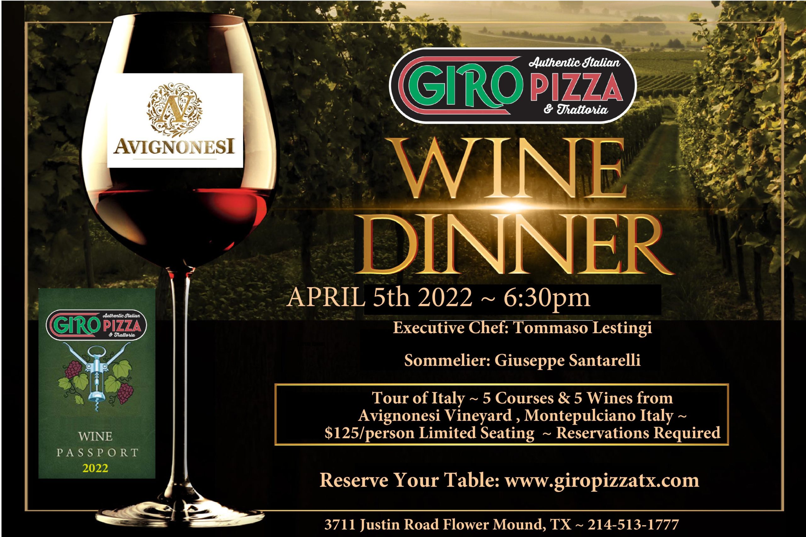 Reserve Your Table, Classic Italian Dining